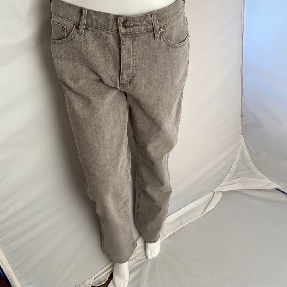 Ralph Lauren grayish taupe straight jeans 12P
